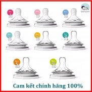 NÚM TI AVENT NATURAL CỔ RỘNG [ĐỦ SỐ 0 - 5][CAM KẾT CHÍNH HÃNG]